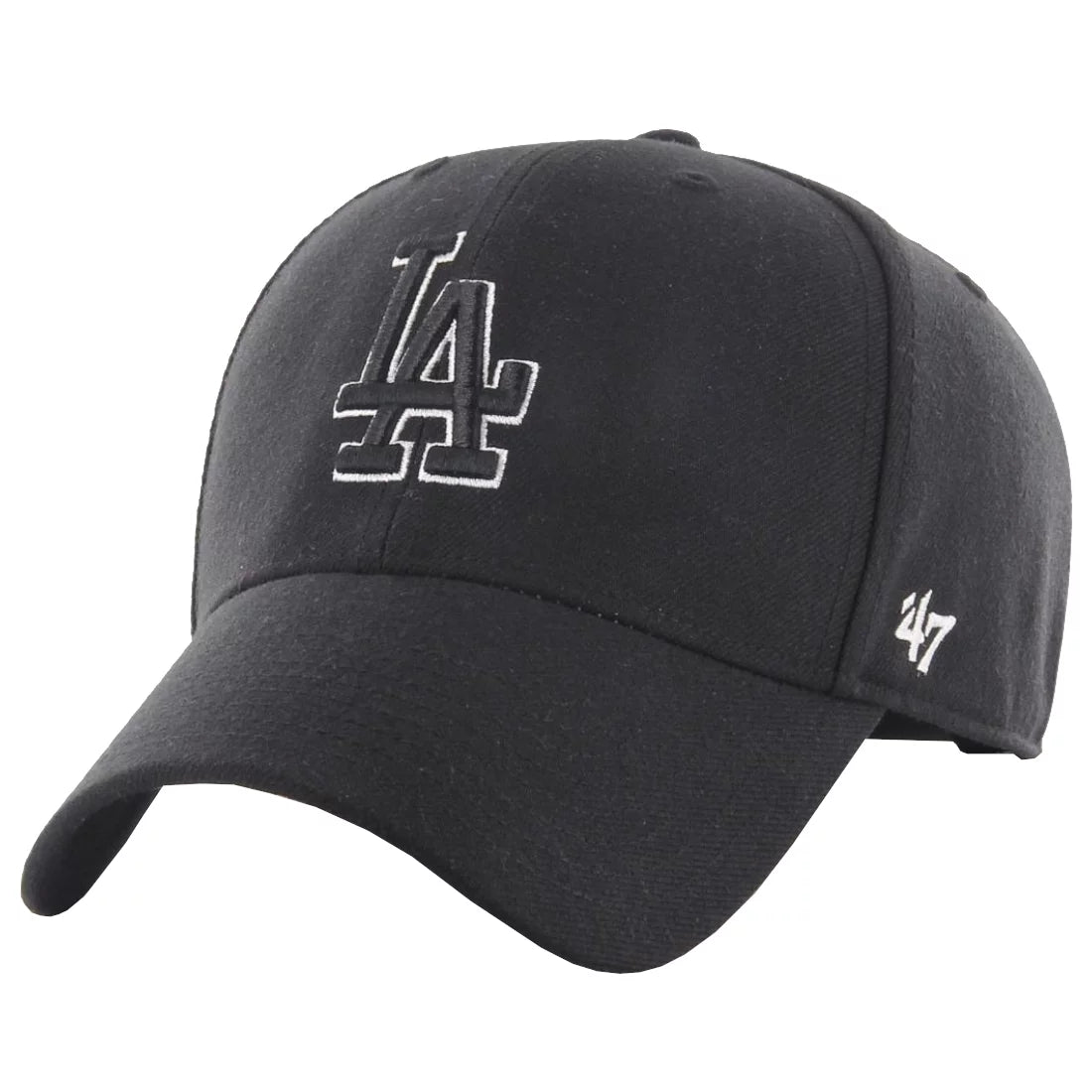 47 Brand MLB Los Angeles Dodgers Cap B-MVPSP12WBP-BKD - Czarne
