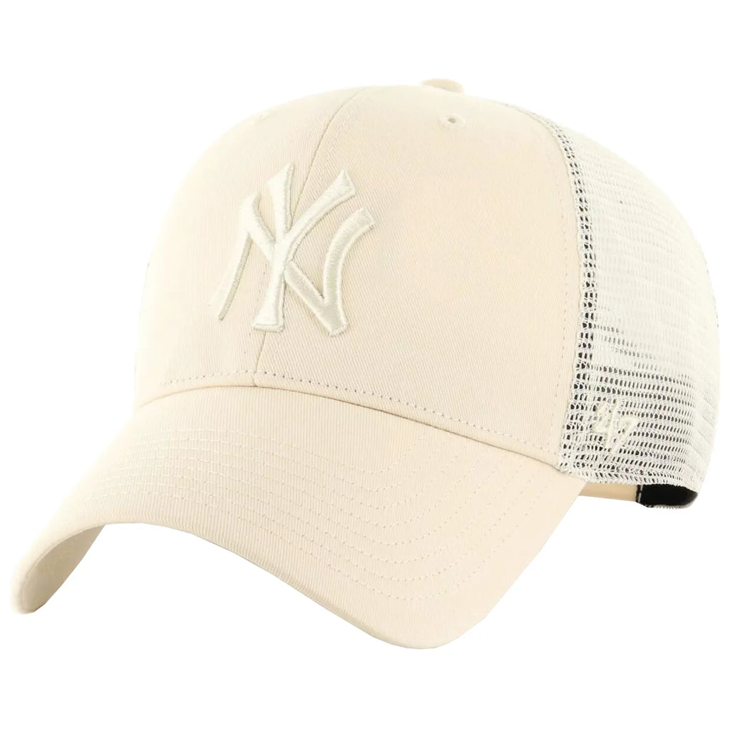 47 Brand MLB New York Yankees Branson Cap B-BRANS17CTP-NT - Beżowe