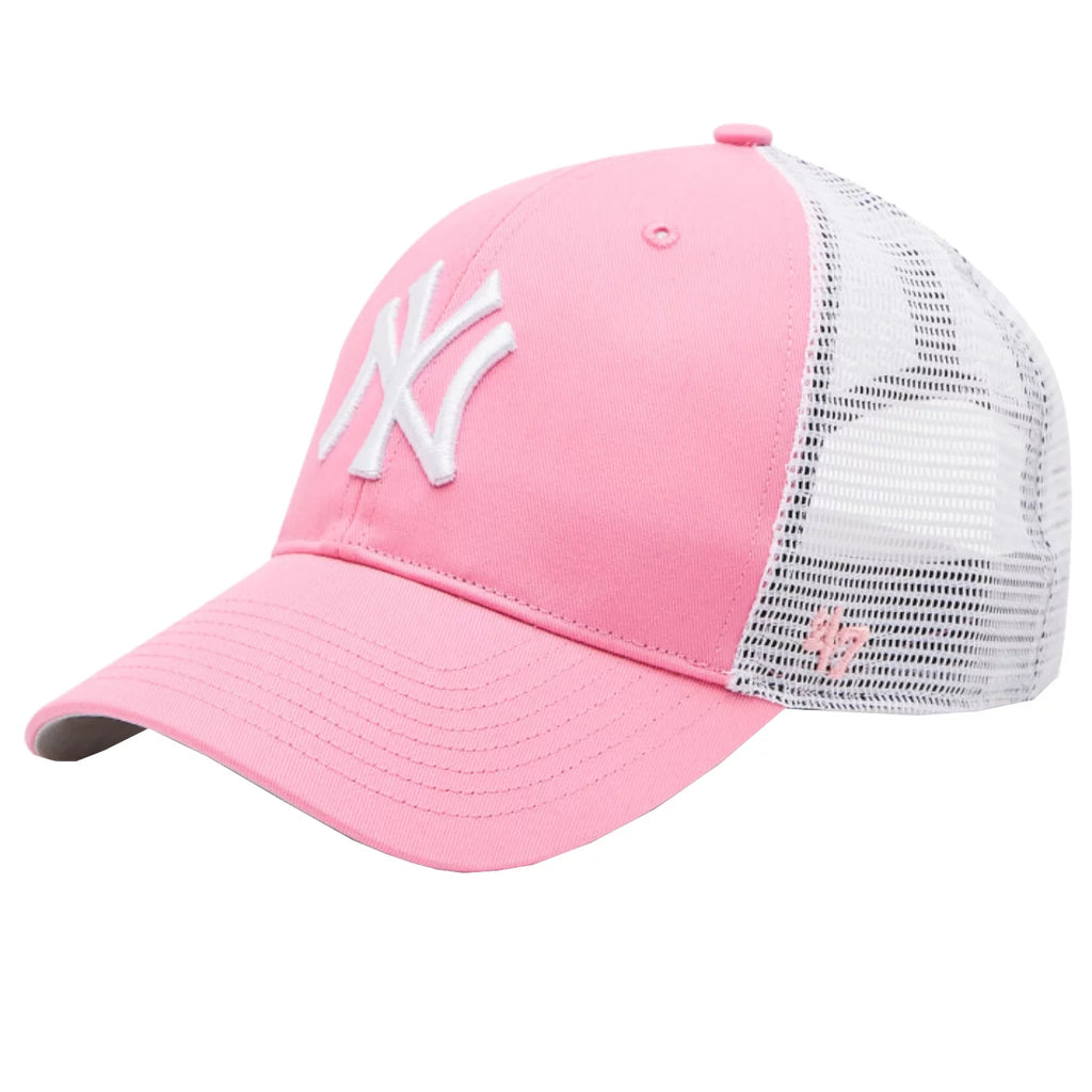 47 Brand MLB New York Yankees Branson Cap B-BRANS17CTP-RSA - Różowe