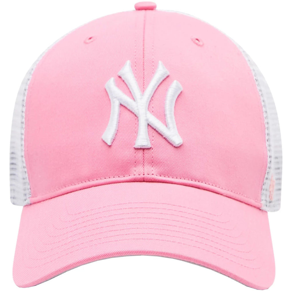 47 Brand MLB New York Yankees Branson Cap B-BRANS17CTP-RSA - Różowe