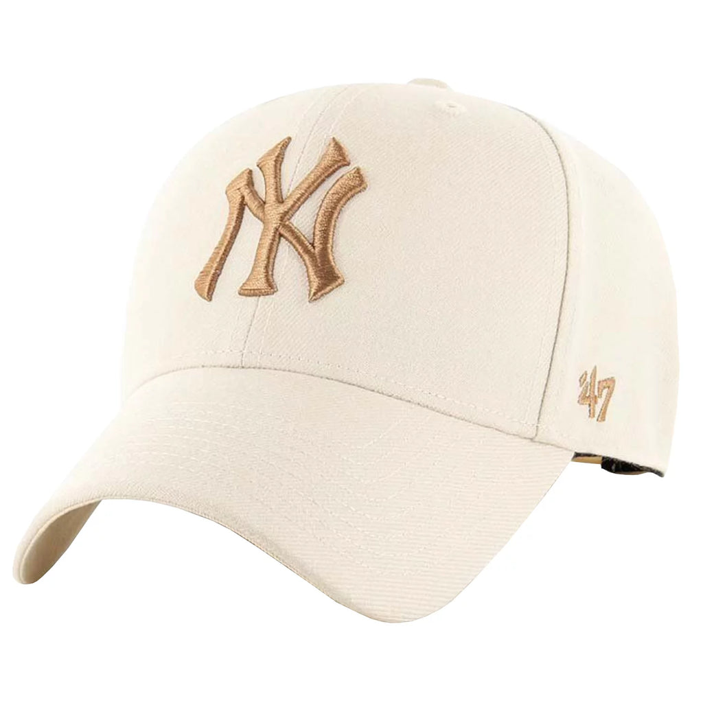 47 Brand MLB New York Yankees Cap B-MVPSP17WBP-NTU - Beżowe
