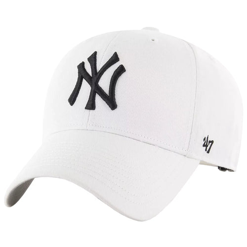 47 Brand MLB New York Yankees Cap BB-RAC17CTP-WH - Białe