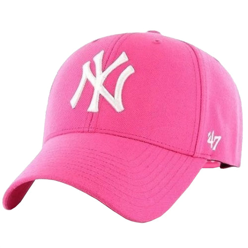47 Brand MLB New York Yankees Kids Cap B-RAC17CTP-RSA - Różowe