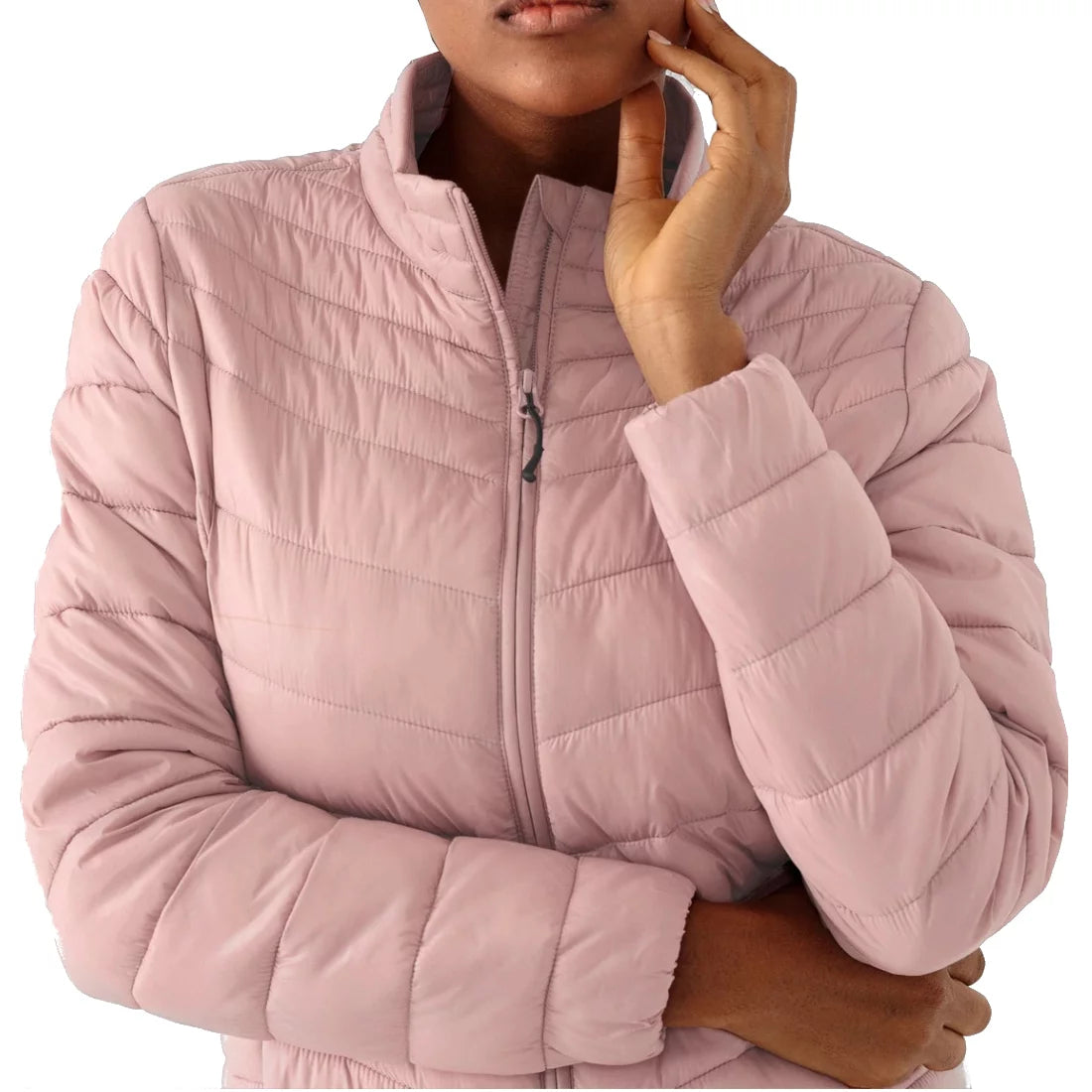 4F Women's Jacket H4Z21-KUDP002-56S - Różowe