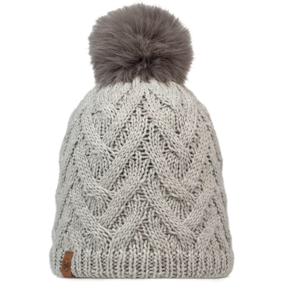 Buff Knitted Fleece Caryn Beanie 13674301410 - Szare