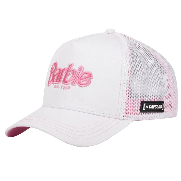 Capslab Trucker Barbie Cap CL-BA1-2-CT-BAR9 - Białe