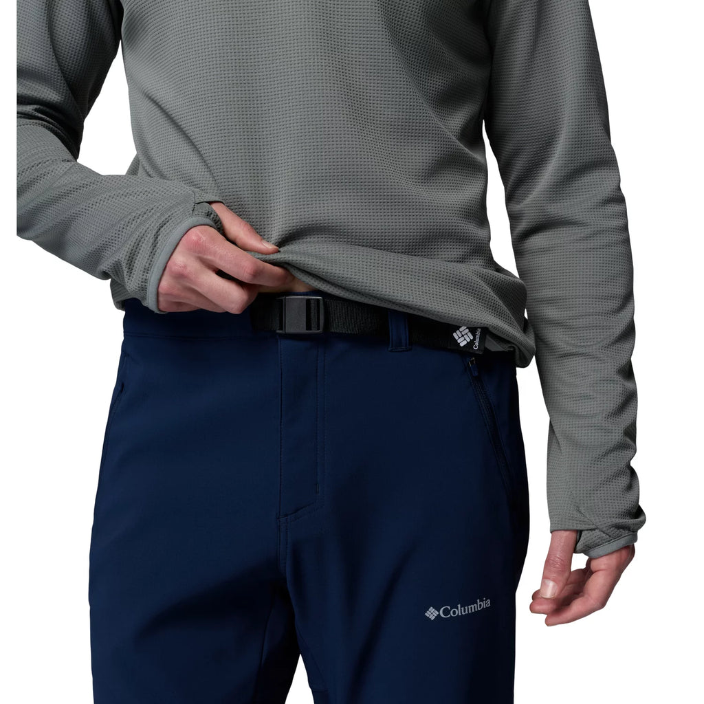 Columbia Essential Hike Brushed Back Pant 2172961464 - Granatowe