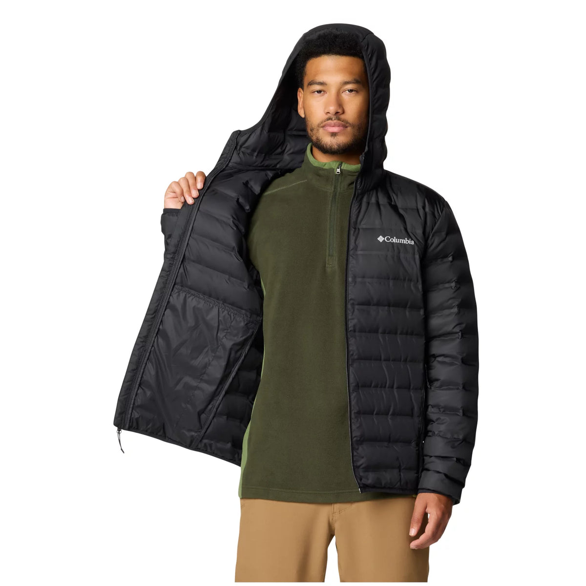 Columbia Lake 22 II Down Hooded Jacket 2086294010 - Czarne