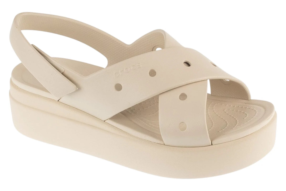 Crocs Brooklyn 4U Cross Strap Sandal W 212254-2MC - Beżowe