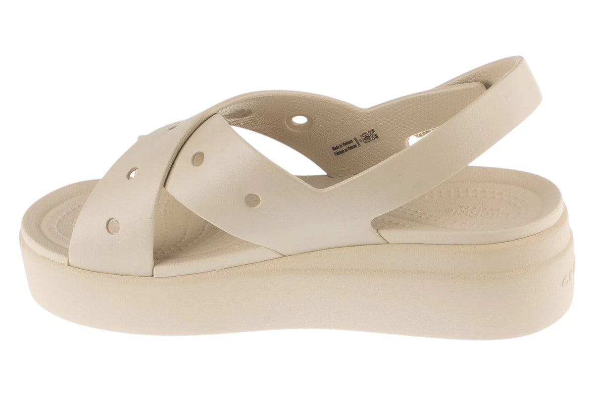Crocs Brooklyn 4U Cross Strap Sandal W 212254-2MC - Beżowe