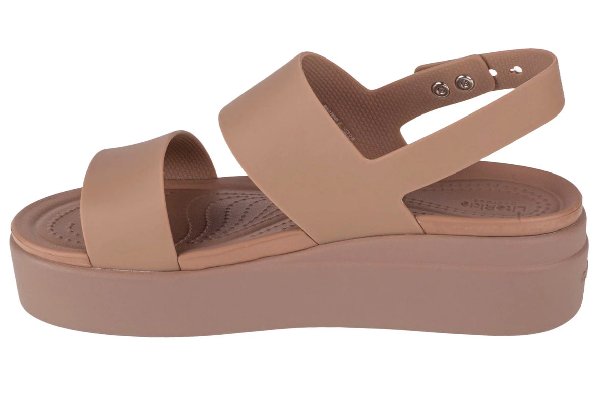 Crocs Brooklyn Low Wedge 206453-2EL - Brązowe