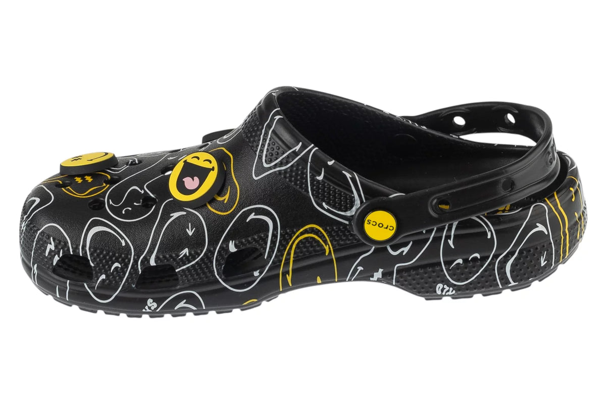 Crocs Classic Smiley Clog 211693-90H - Czarne
