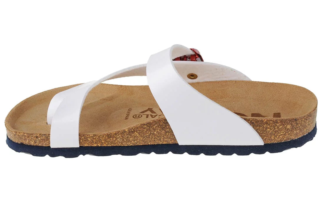 Geographical Norway Sandalias Infradito Donna GNW20415-34 - Białe
