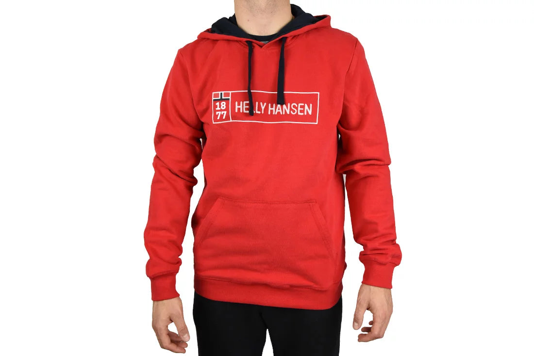 Helly Hansen 1877 Hoodie 53338-111 - Czerwone