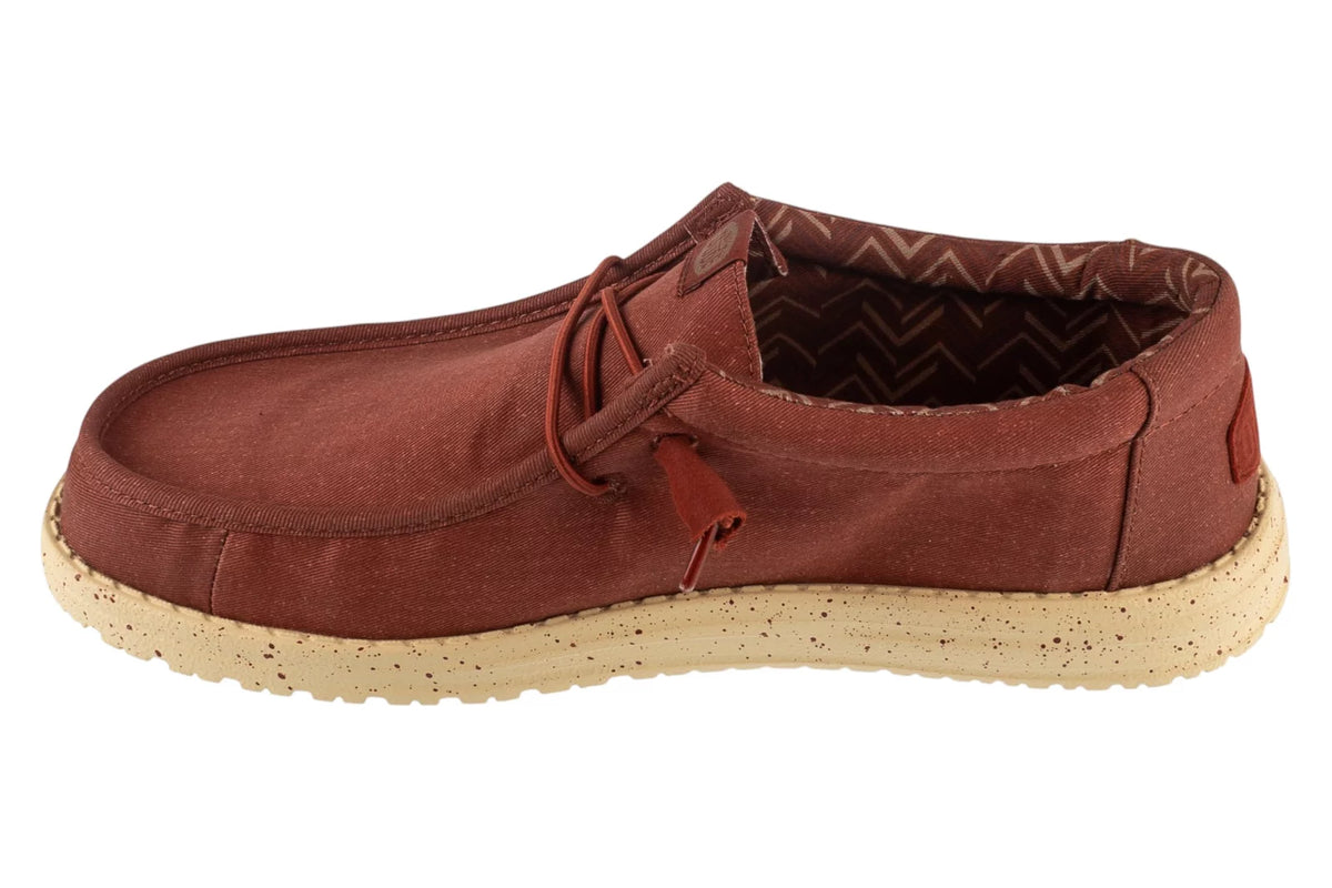Hey Dude Wally Stretch Canvas 40700-7BH - Czerwone