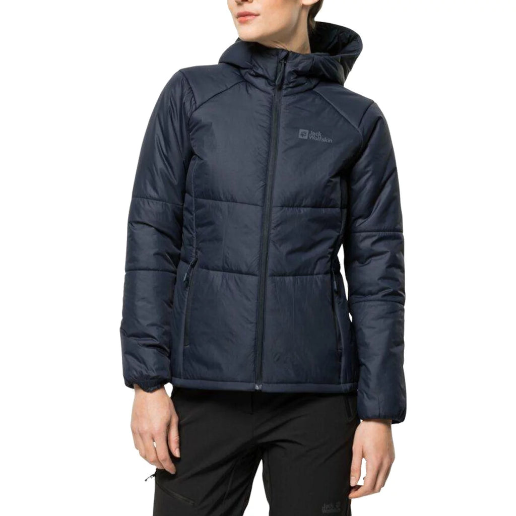 Jack Wolfskin Bergland INS Hoody W 1207221-1010 - Granatowe