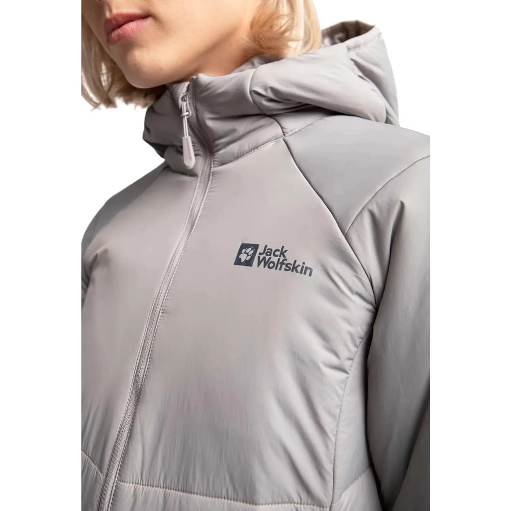 Jack Wolfskin Bergland INS Hoody W 1207221-2174 - Szare