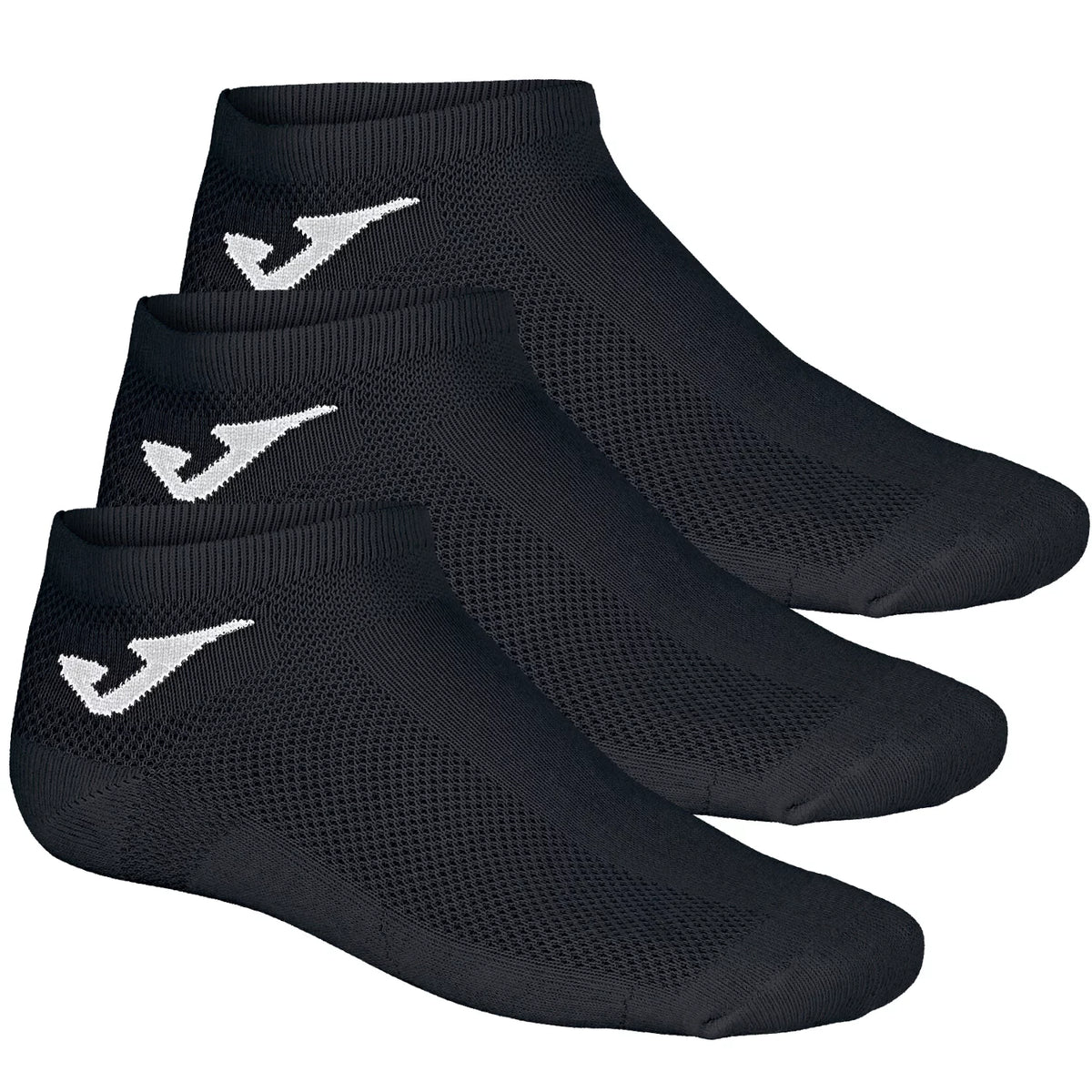 Joma Invisible 3PPK Socks 400781-100 - Czarne