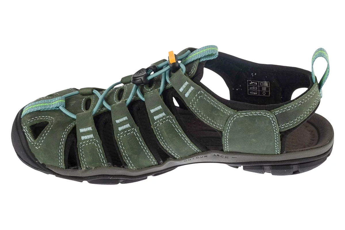 Keen Clearwather Cnx Leather Sandal 1014371 - Zielone