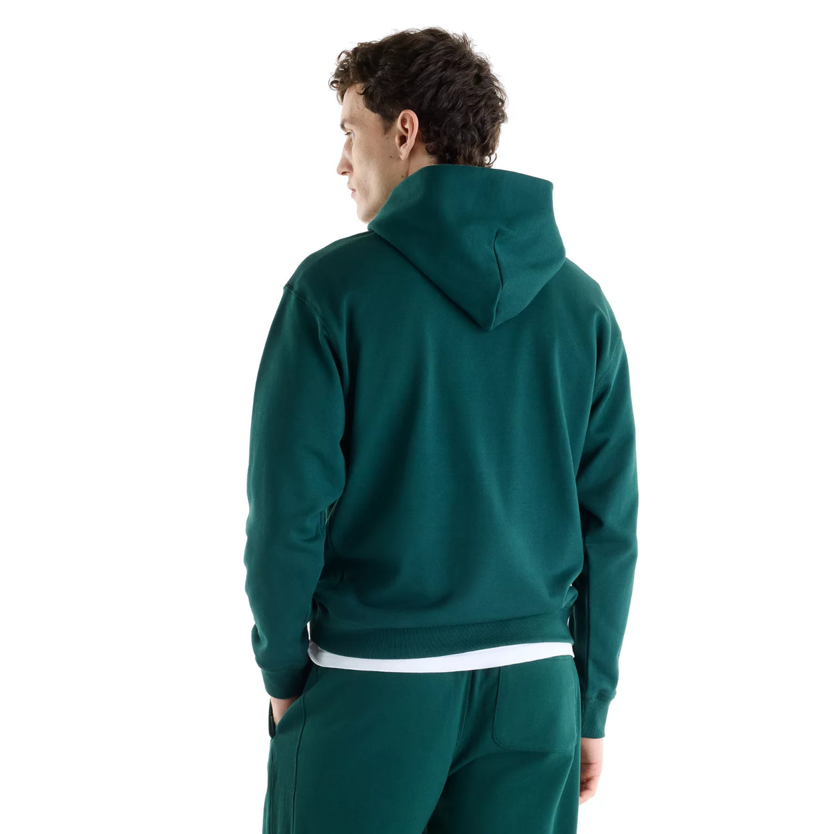 New Balance Athletics French Terry Hoodie MT41534NOG - Zielone