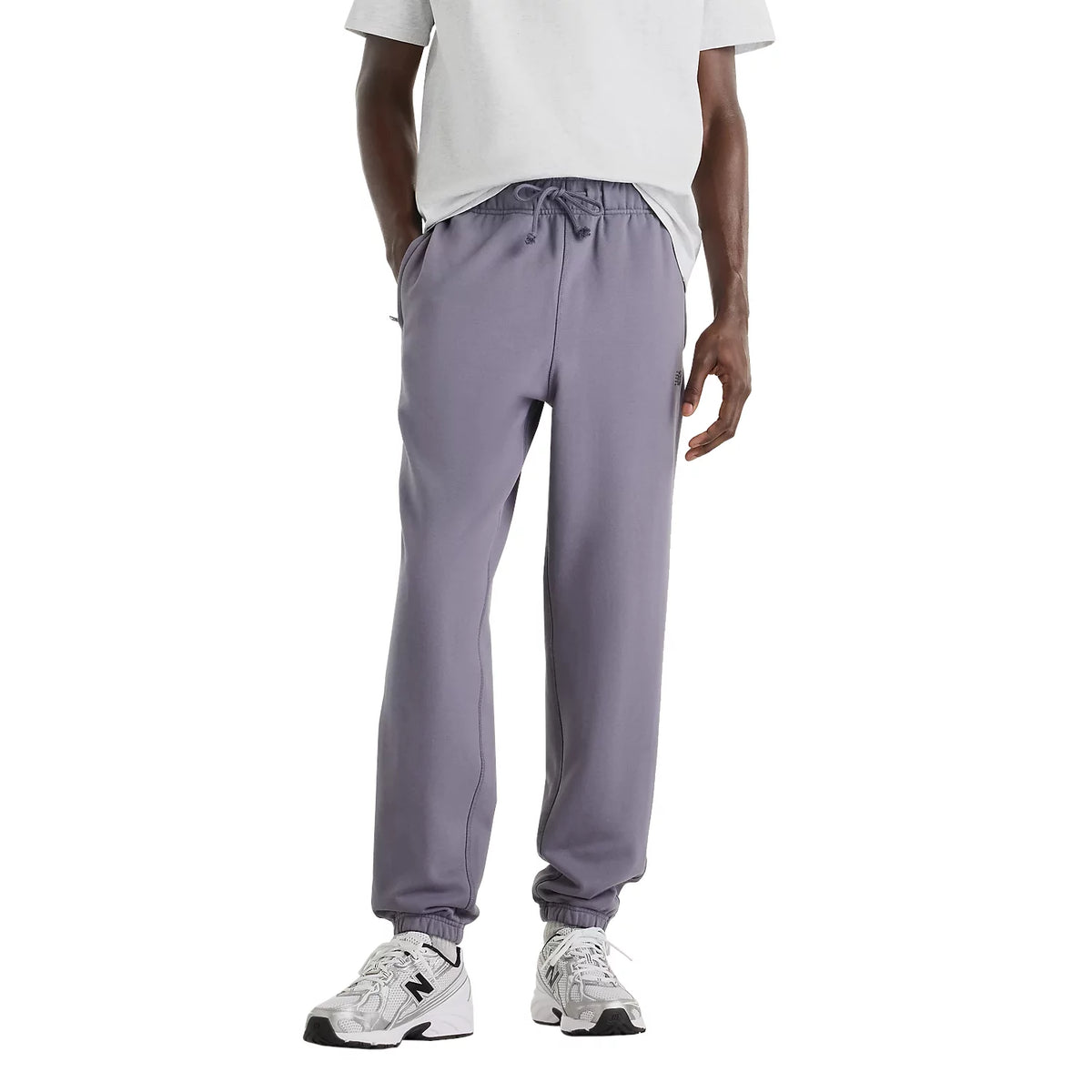 New Balance Athletics French Terry Jogger MP41508AA9 - Szare