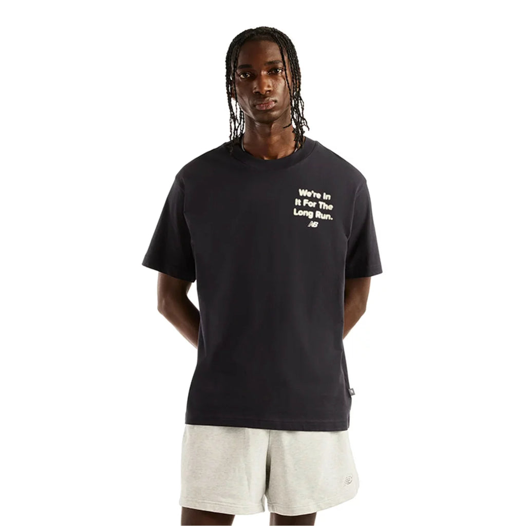 New Balance Foggy Daze 1906 T-Shirt MT62R4SWDNT - Granatowe
