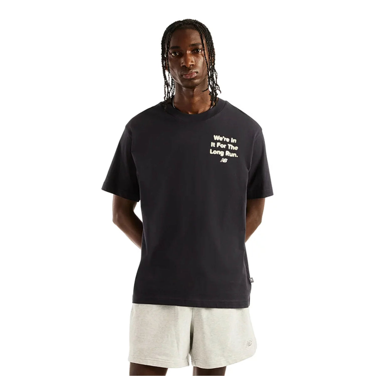 New Balance Foggy Daze 1906 T-Shirt MT62R4SWDNT - Granatowe