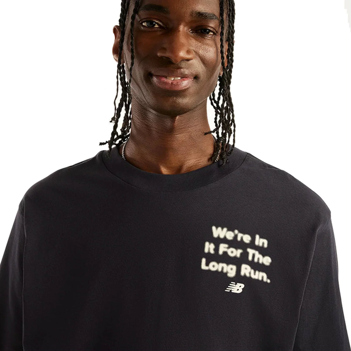 New Balance Foggy Daze 1906 T-Shirt MT62R4SWDNT - Granatowe