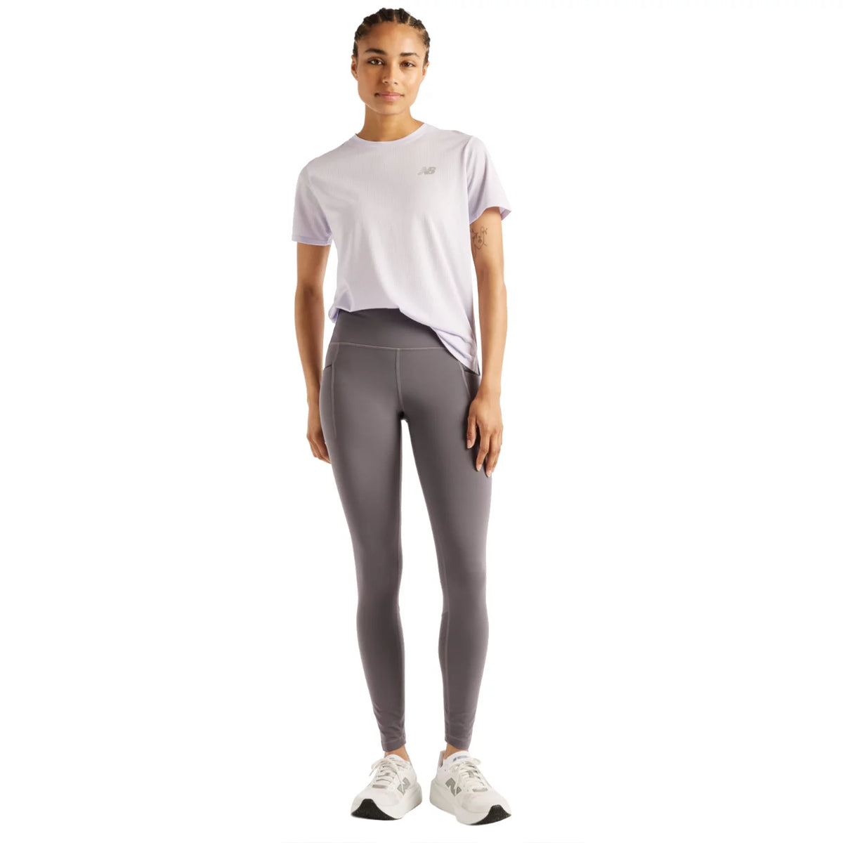 New Balance Reflective RC Heat Legging 27" WB6239K1AA9 - Szare