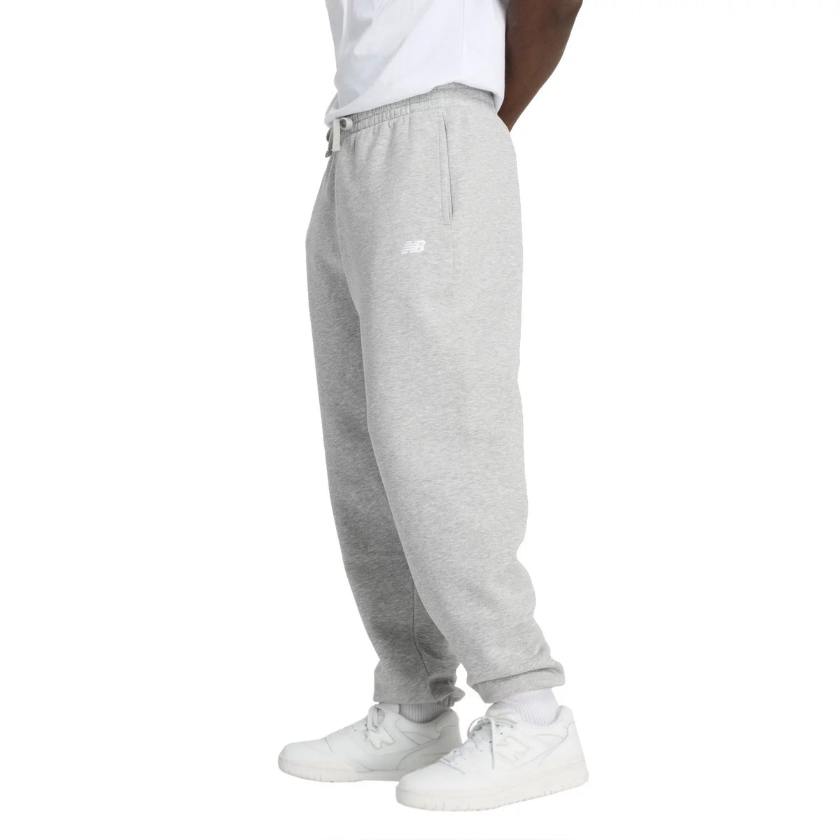 New Balance Sport Essentials Fleece Jogger MP41503AG - Szare