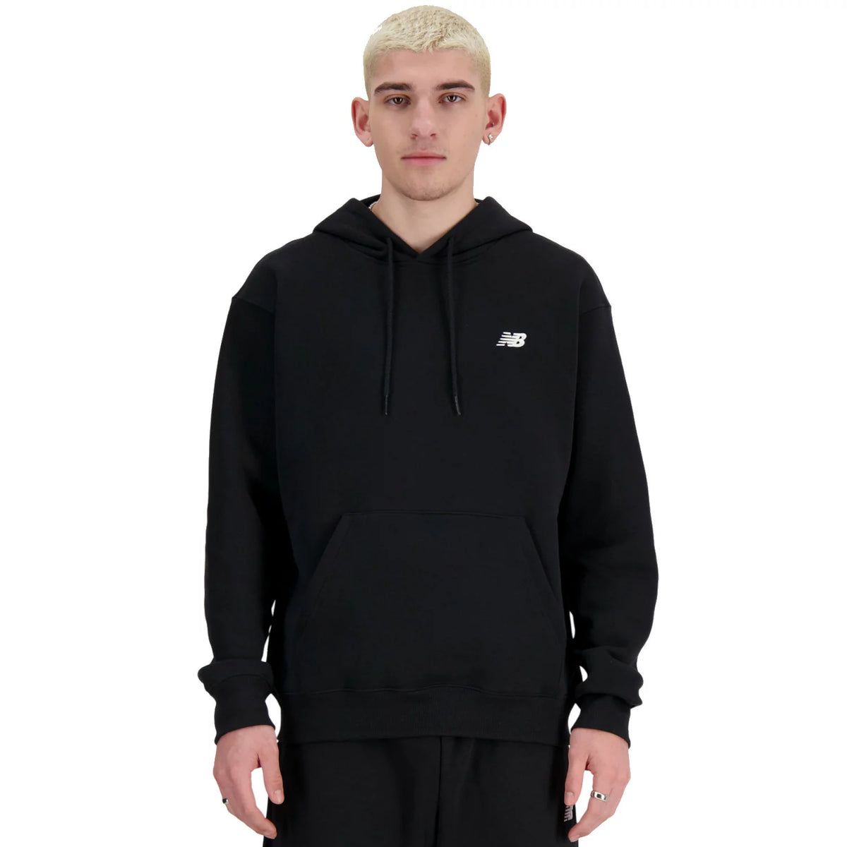 New Balance Sport Essentials French Terry Hoodie MT41508BK - Czarne