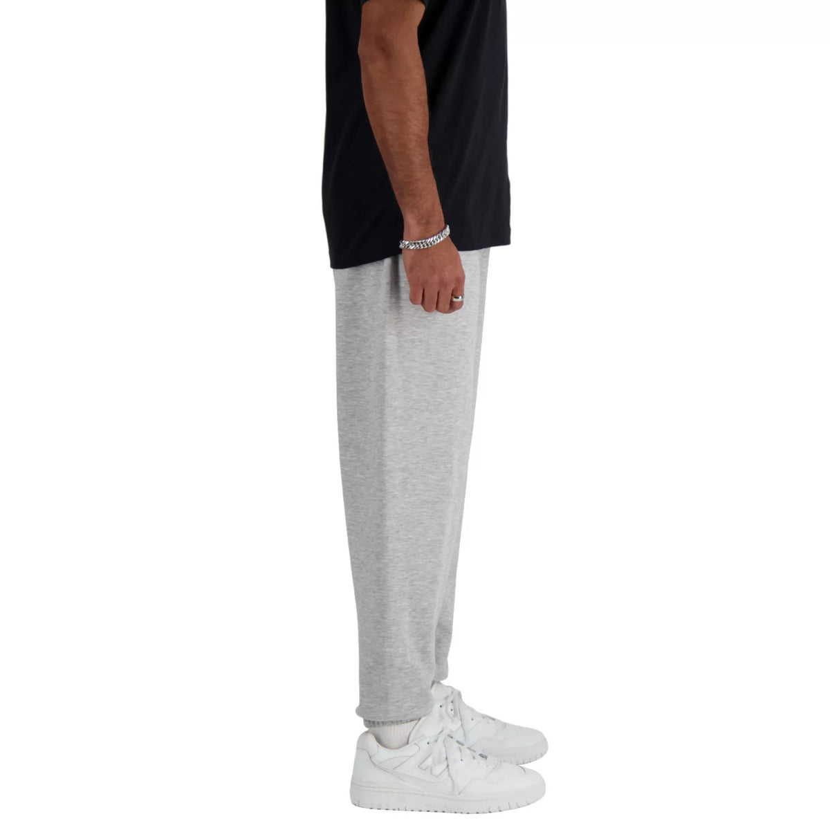 New Balance Sport Essentials French Terry Jogger MP41519AG - Szare