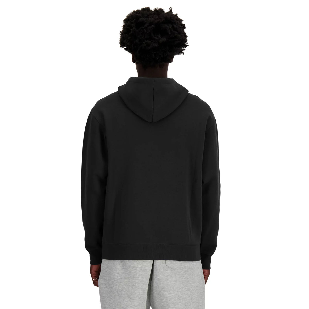 New Balance Sport Essentials Logo Fleece Full Zip MJ41502BK - Czarne