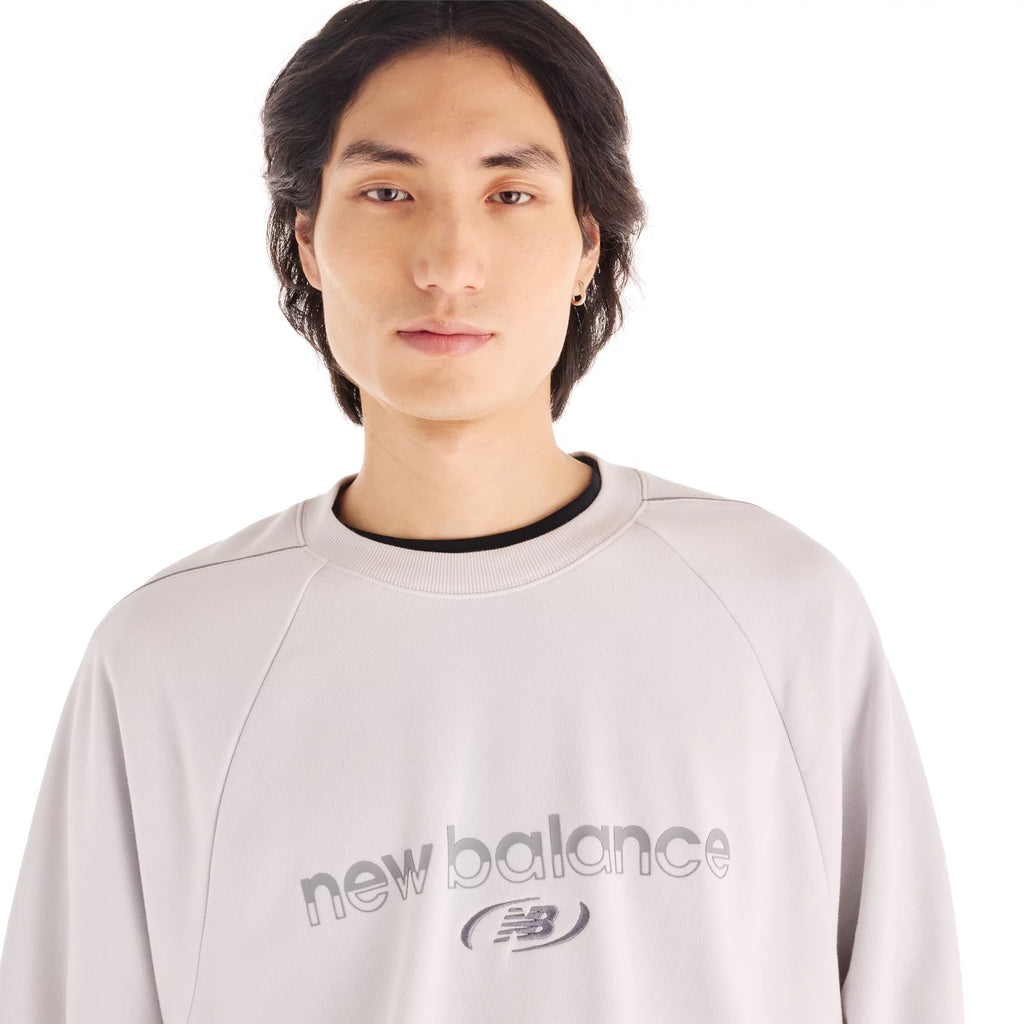New Balance Trackside French Terry Crew MT62N5SYGYM - Szare