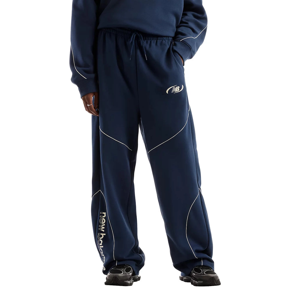 New Balance Trackside French Terry Pant MB62053FNNY - Granatowe