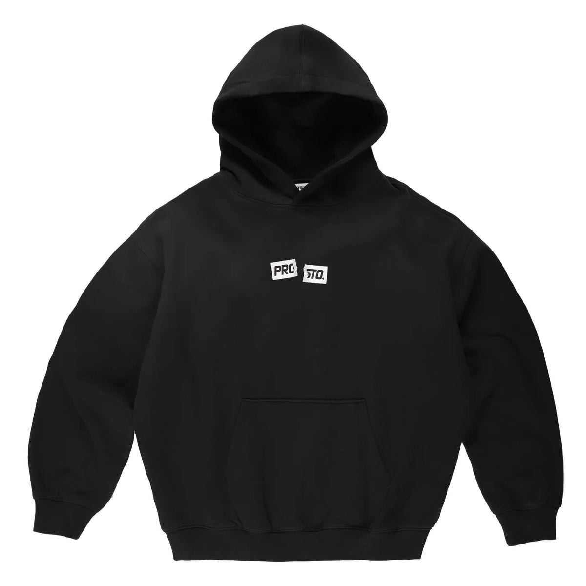 Prosto Crack Box Logo Hoodie KL261MSWE2041 - Czarne