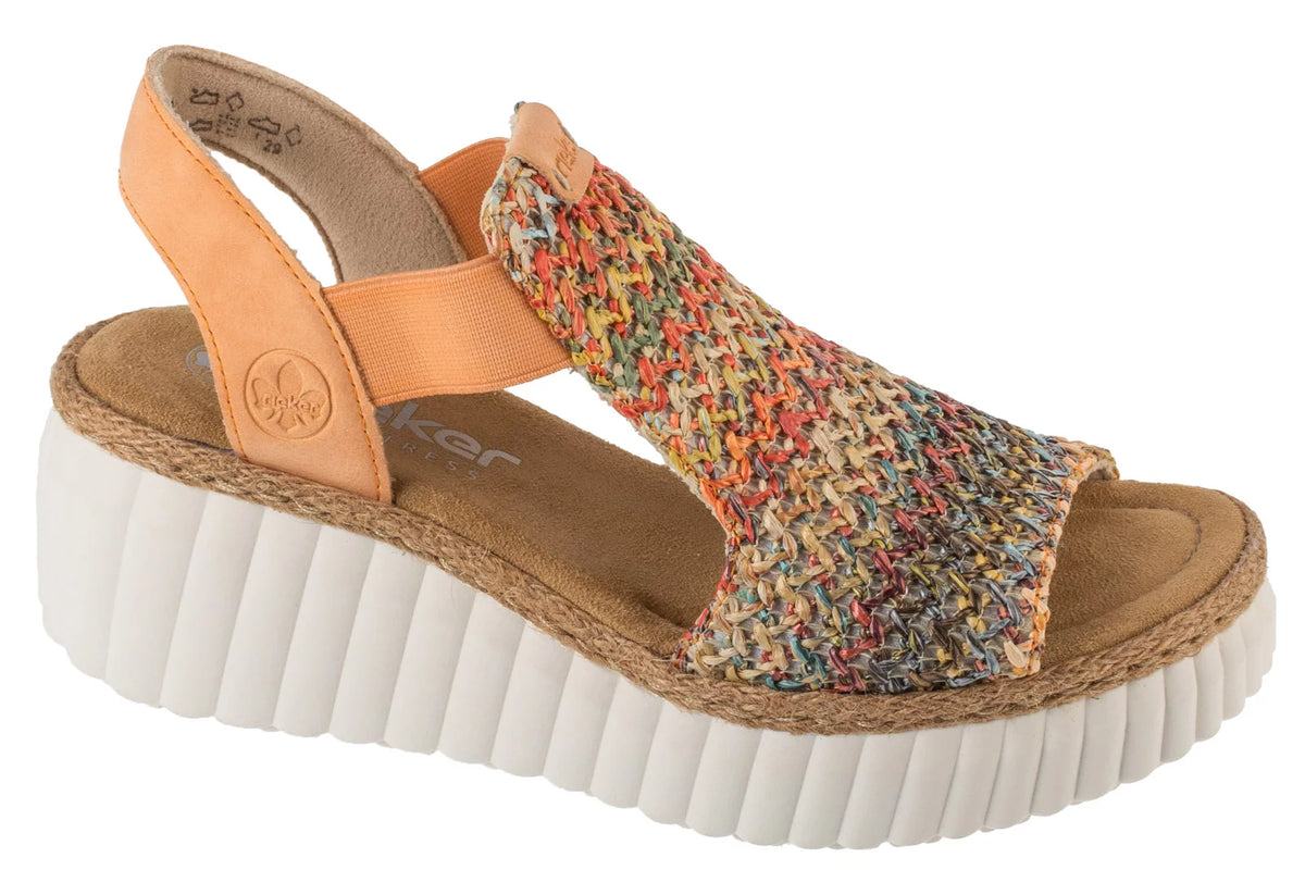 Rieker Sandals 69172-92 - Wielokolorowe