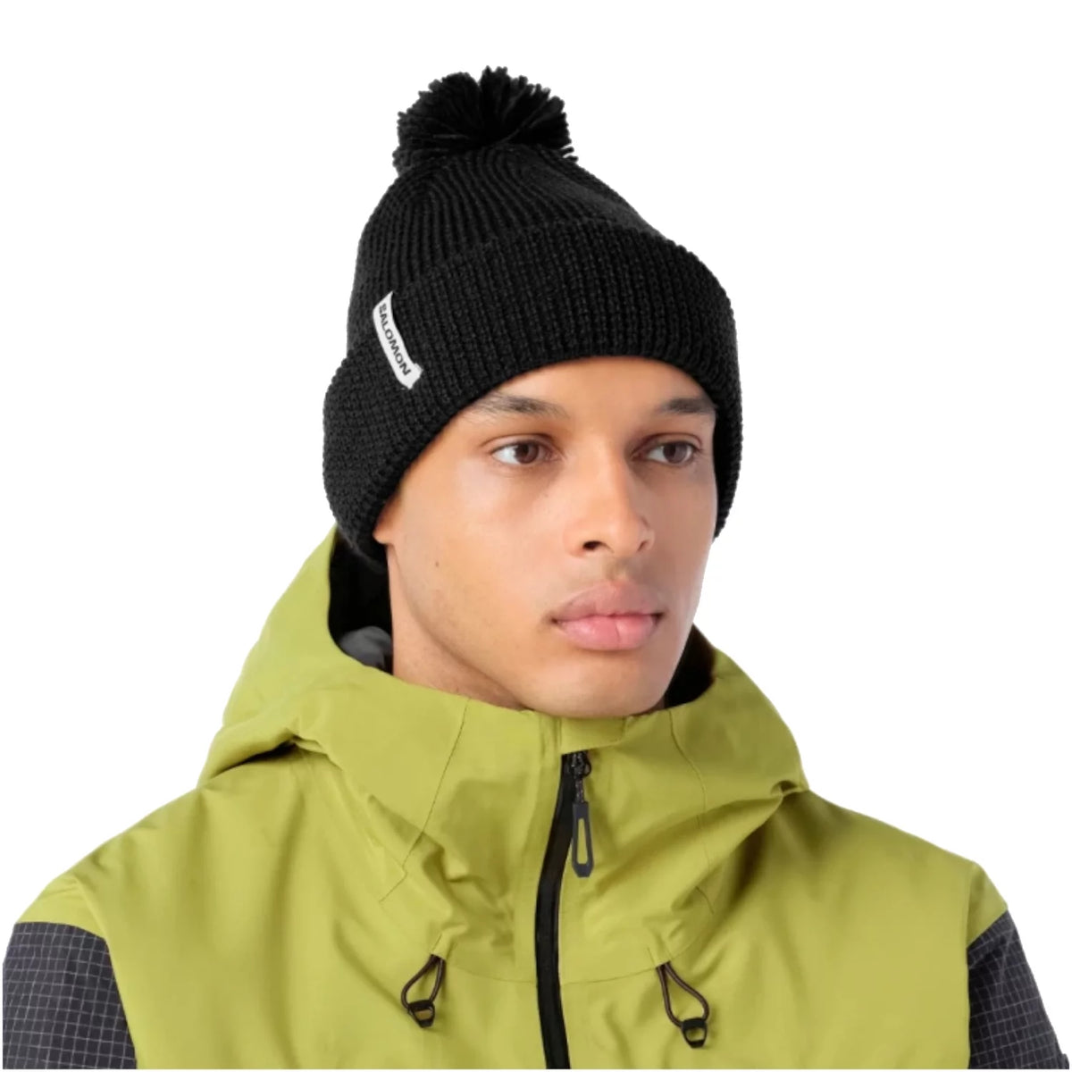 Salomon Pompom Beanie LC2937500 - Czarne