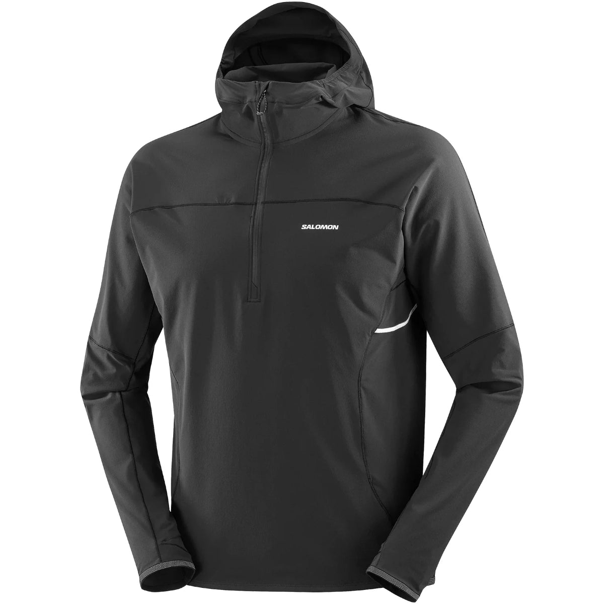 Salomon Sense Aero Hybrid Half Zip Hooded LC2429600 - Czarne