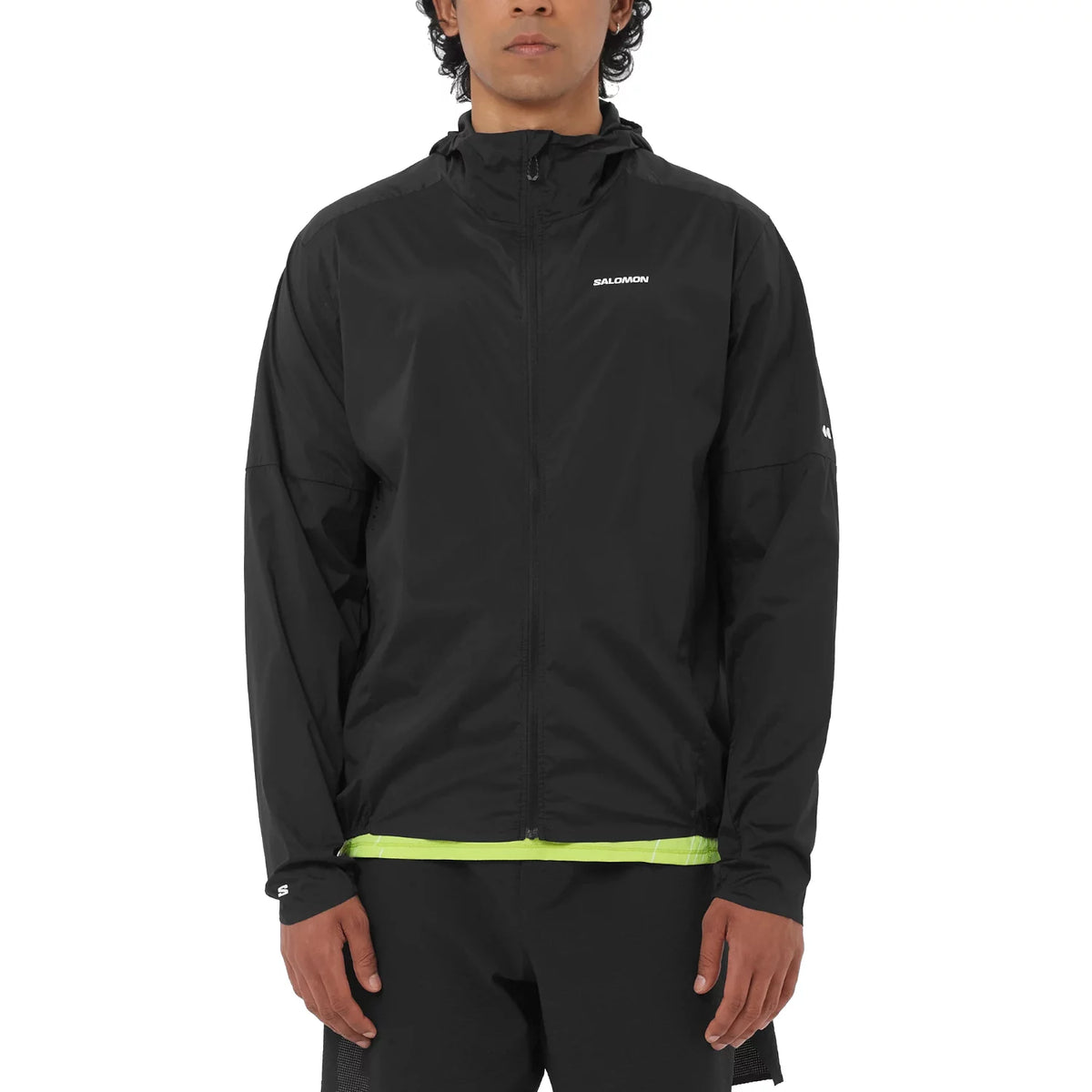 Salomon Sense Aero Wind JKT M LC2743000 - Czarne