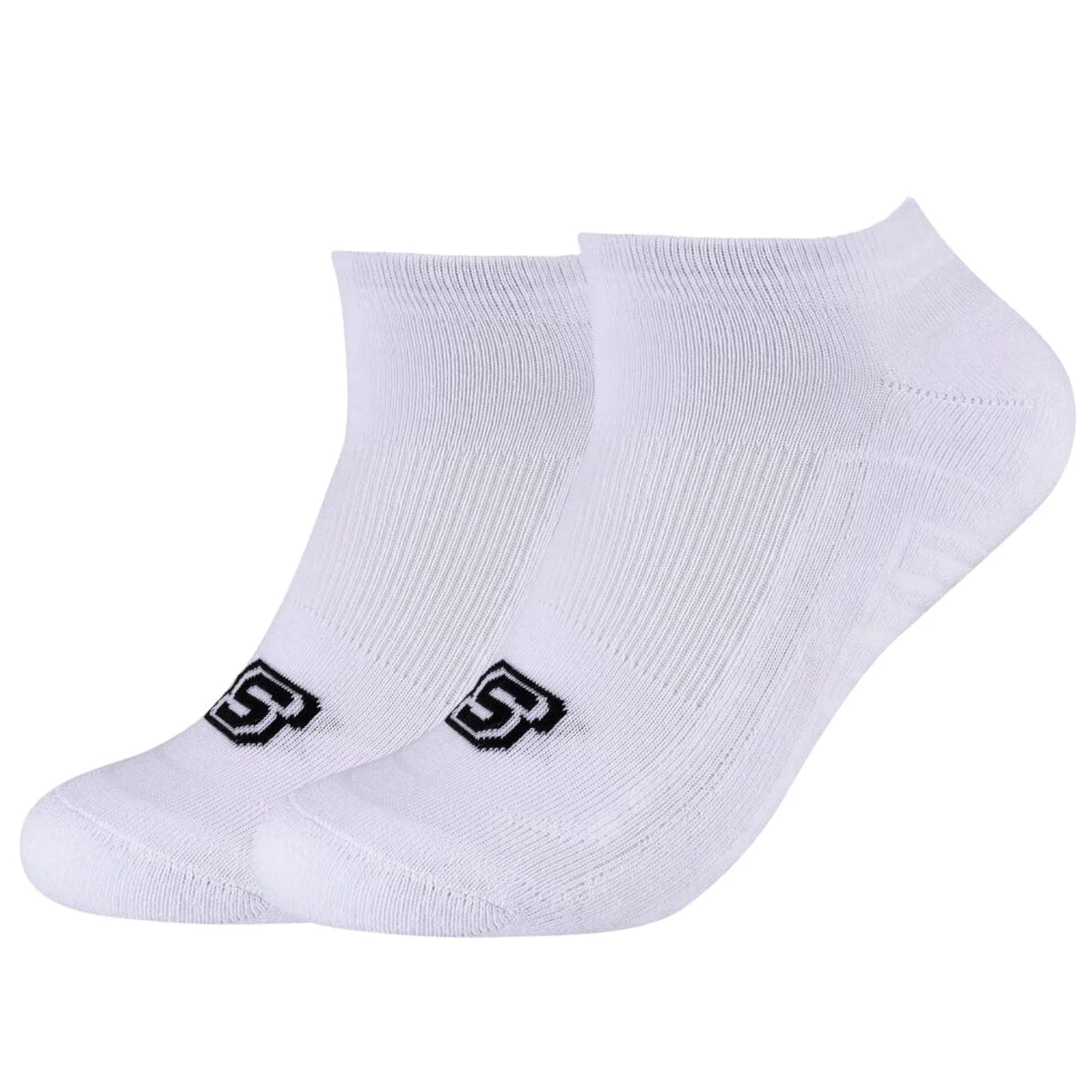 Skechers 2PPK Basic Cushioned Sneaker Socks SK43024-1000 - Białe