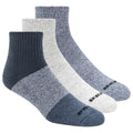 Skechers 3pk Mens Qtr Colorbloc Socks S118998-BLU - Wielokolorowe