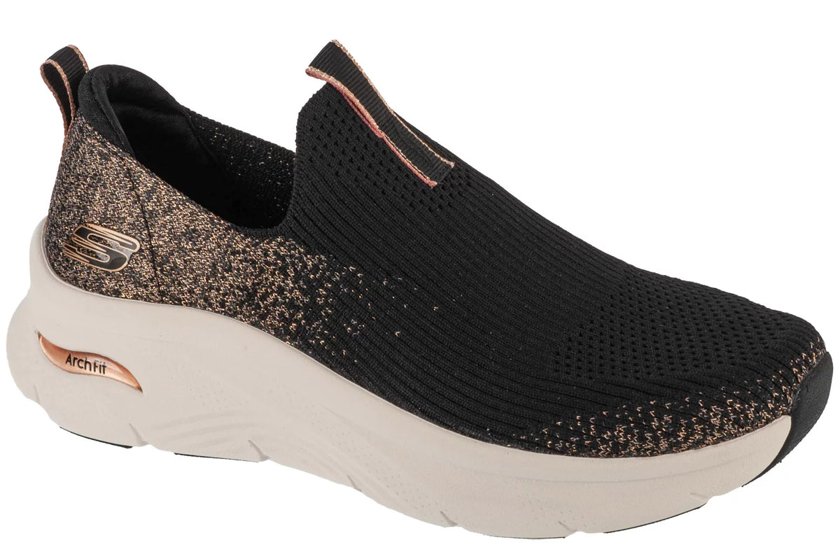 Skechers Arch Fit D'Lux - Glimmer Dust 149689-BKRG - Granatowe