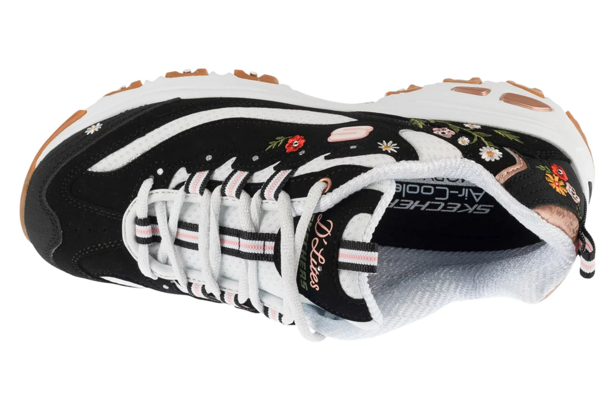 Skechers D' Lites 150553-BKW - Czarne