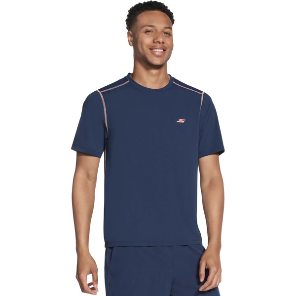 Skechers Go Dri All Day Tee TS315-NVY - Granatowe