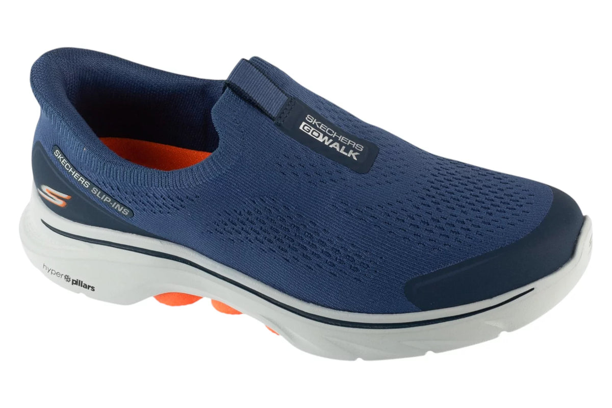 Skechers Go Walk 7 - Easy on Evolution 216553-NVY - Granatowe