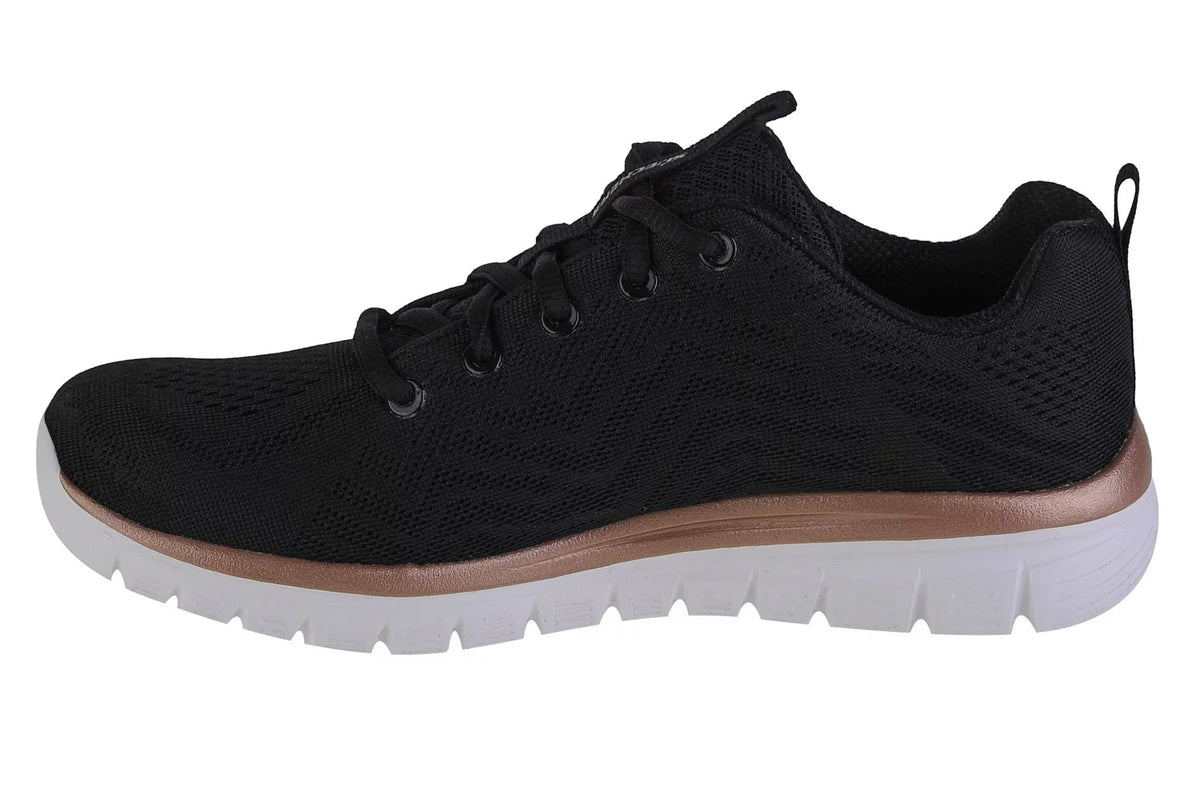 Skechers Graceful - Get Connected 12615-BKGD - Czarne