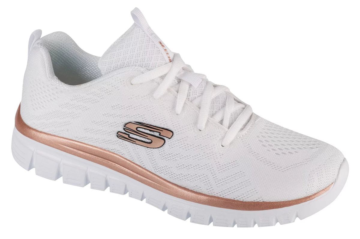 Skechers Graceful - Get Connected 12615-WTRG - Białe
