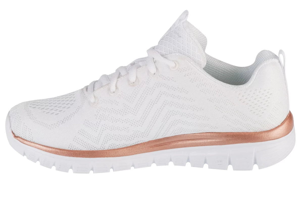 Skechers Graceful - Get Connected 12615-WTRG - Białe