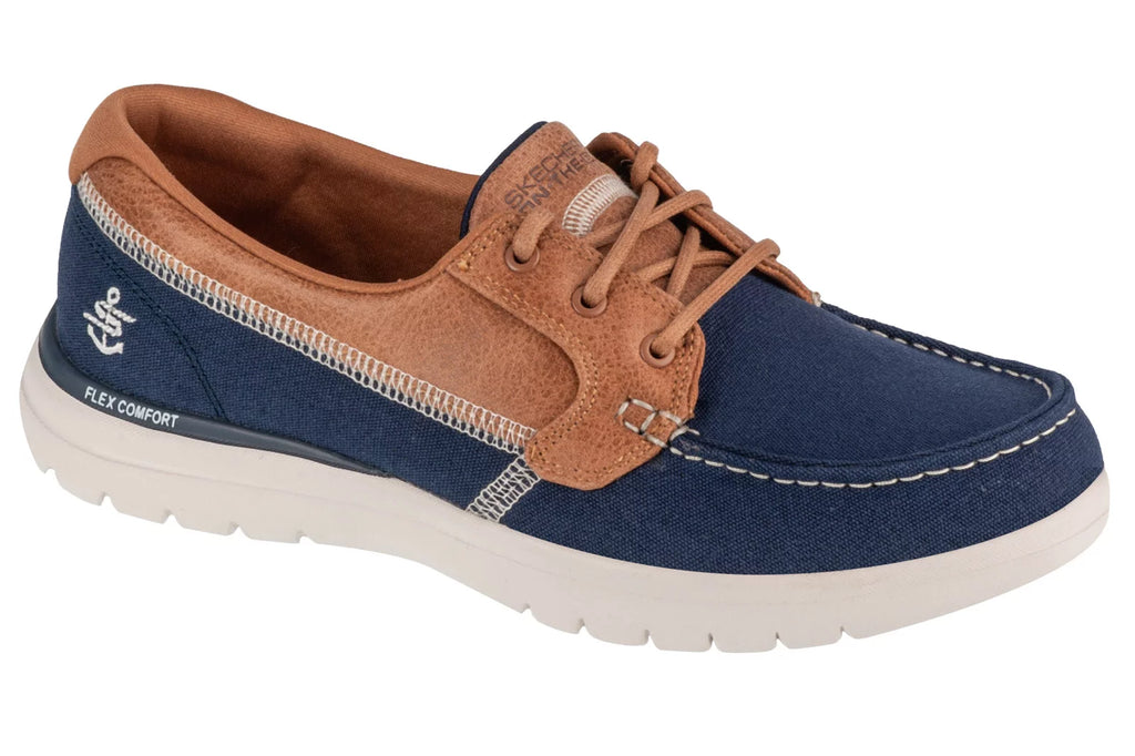 Skechers On The Go Flex - Embark 136451-NVY - Granatowe